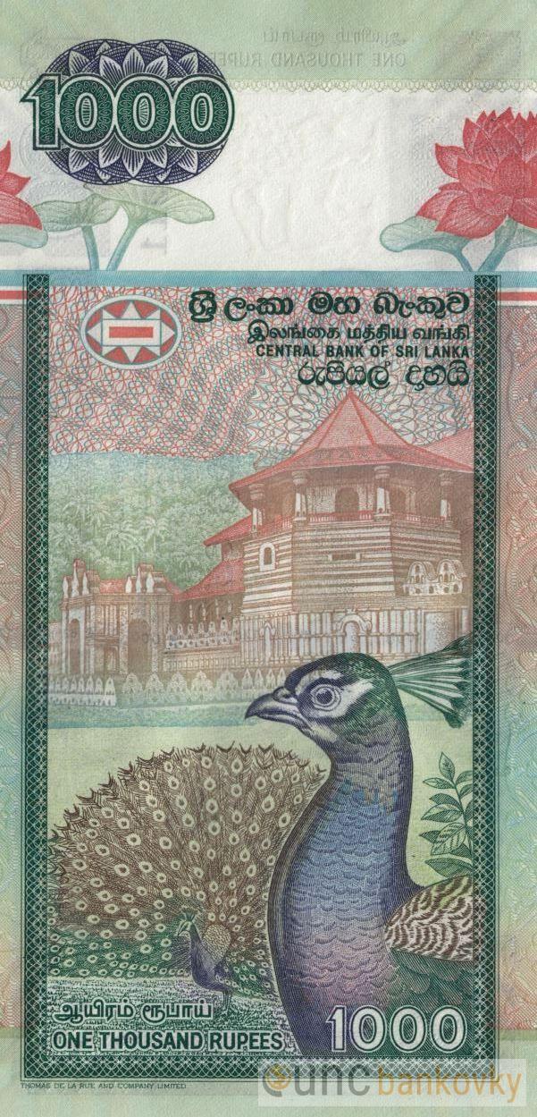 Sri Lanka 1000 Rupees 2006 UNC